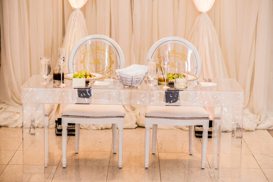 Acrylic Sweet Heart Table